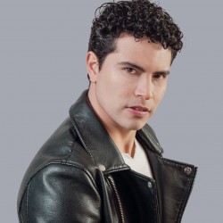 Black Leather Jacket Image